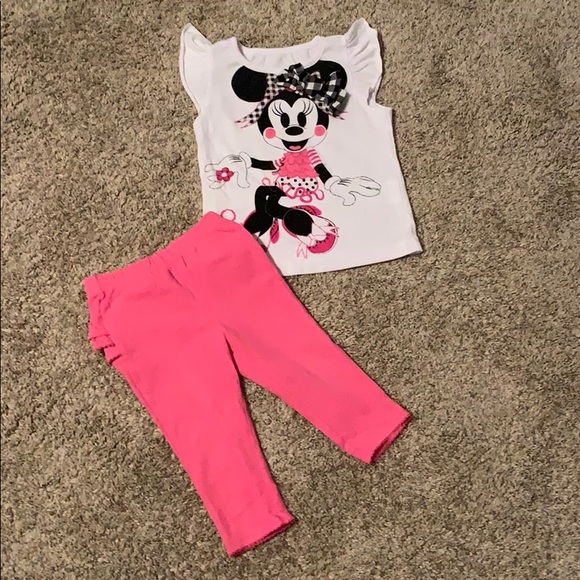 Cute Minnie Mouse Top with Ruffle bum pants - Picture 4 of 4